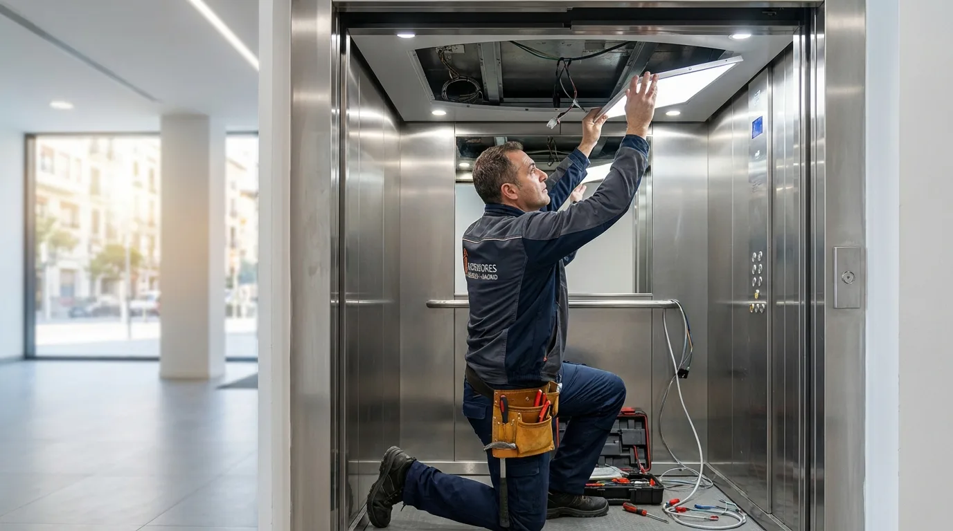 Cómo mejorar la iluminación de la cabina del ascensor